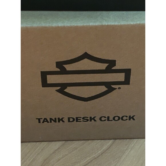 Harley-Davidson Tank Desk Clock Green Holiday 2024 Dealer Exclusive w/ Box - Picture 5 of 6